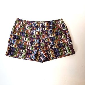 NWT Ted Baker Rainbow view point print shorts
